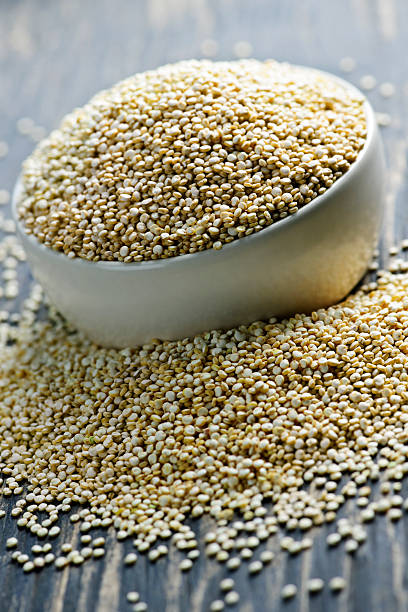 istock Overflowing quinoa grains in close-up 114337115