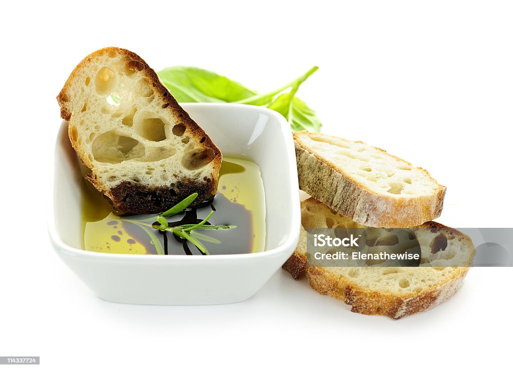 식빵 식초, 올리브 오일 - 로열티 프리 올리브유 스톡 사진