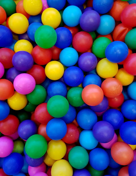 istock Background of colored balls for dry pool close up. 1143379262