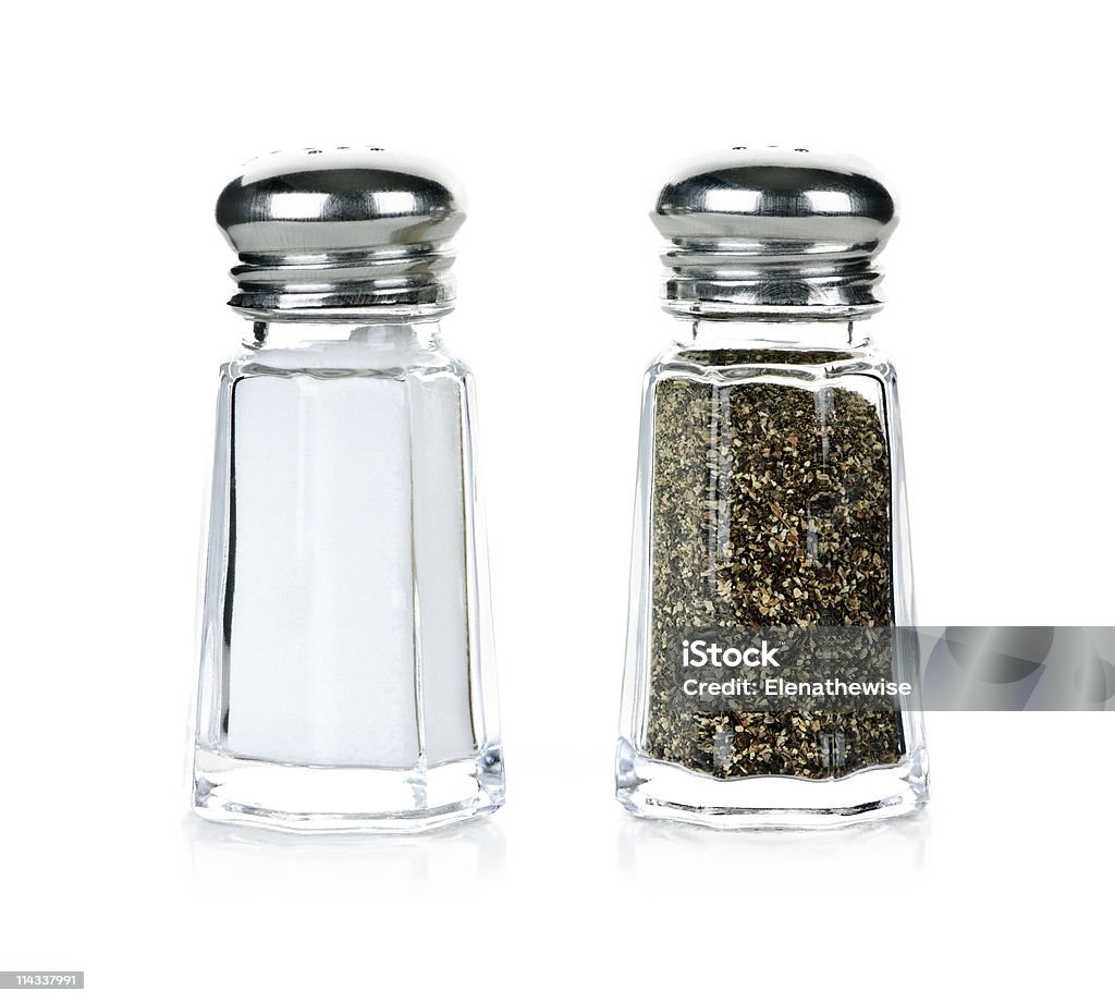 Salt and pepper shakers  Salt Shaker Stock Photo