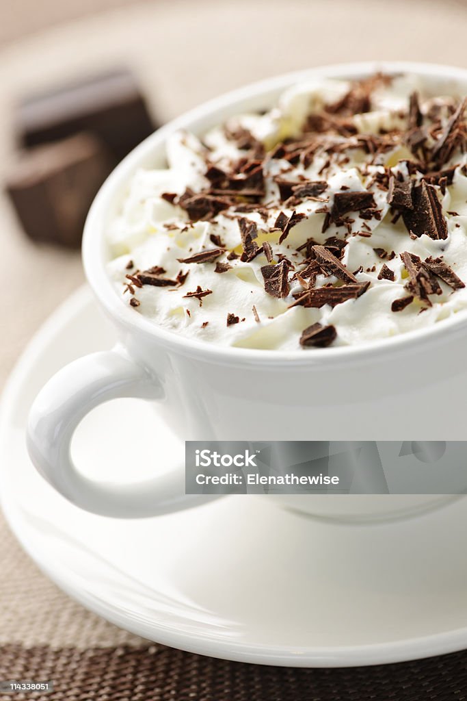 Cioccolata calda - Foto stock royalty-free di Bevanda spumosa