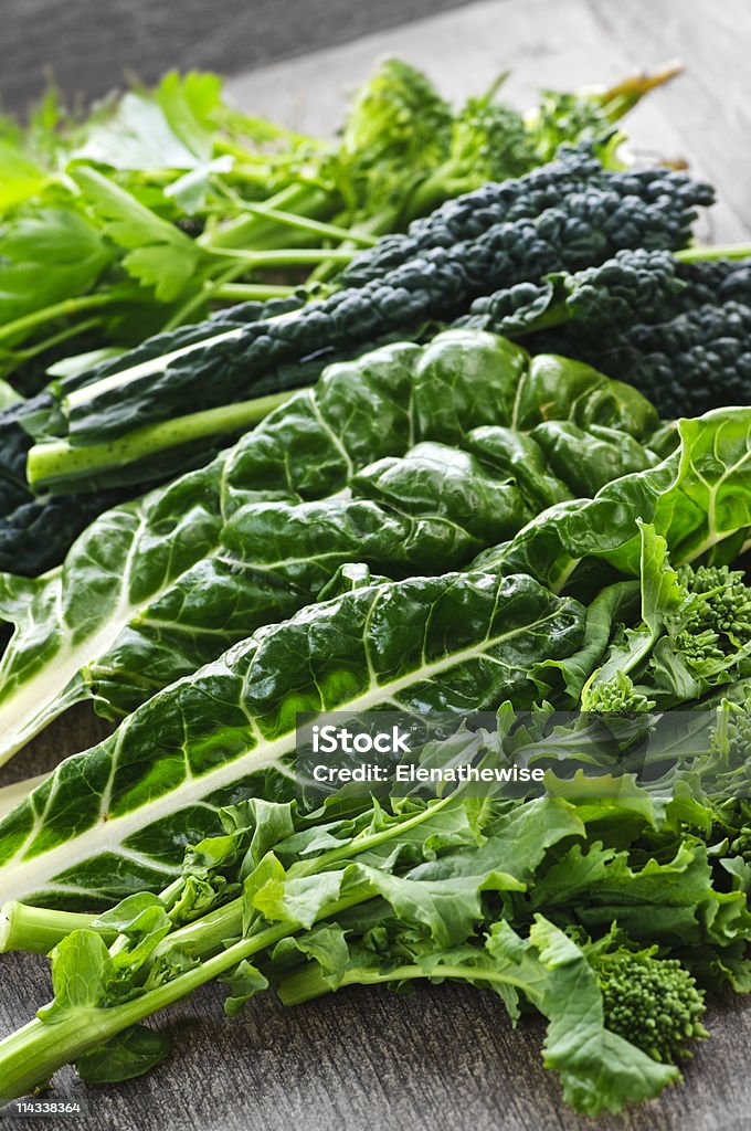 Dark green leafy vegetables  Leaf Vegetable Stock Photo