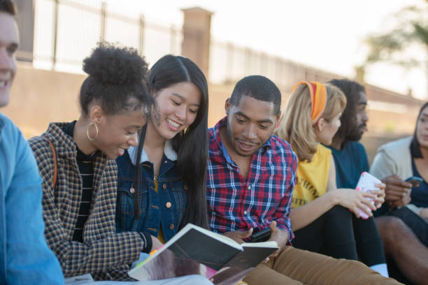 istock University friends taking a selfie 1143390095