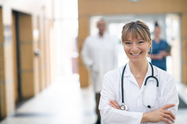istock Portrait of muti-ethnic doctors 1143390337