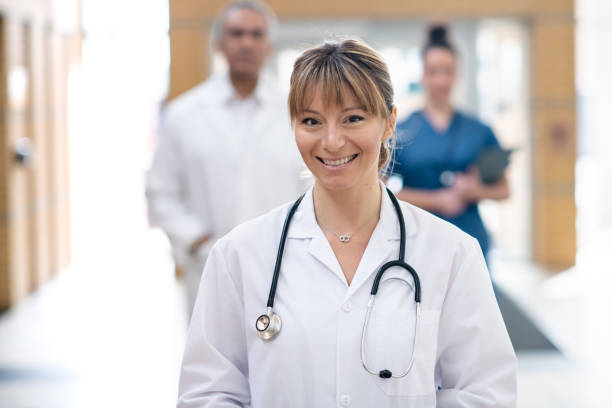 istock Portrait of muti-ethnic doctors 1143390349