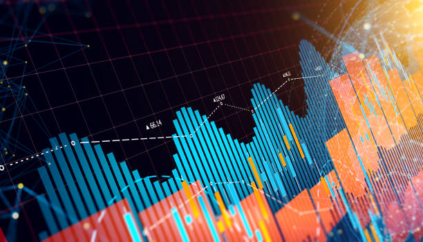 tendances des affaires graphiques et graphiques - big data photos et images de collection