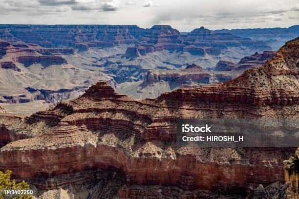 Grand Canyon South Rim Stock Photo - Download Image Now - Arizona, Cliff, Dramatic Landscape