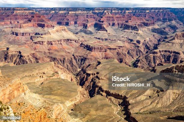 Grand Canyon South Rim Stock Photo - Download Image Now - Arizona, Cliff, Dramatic Landscape