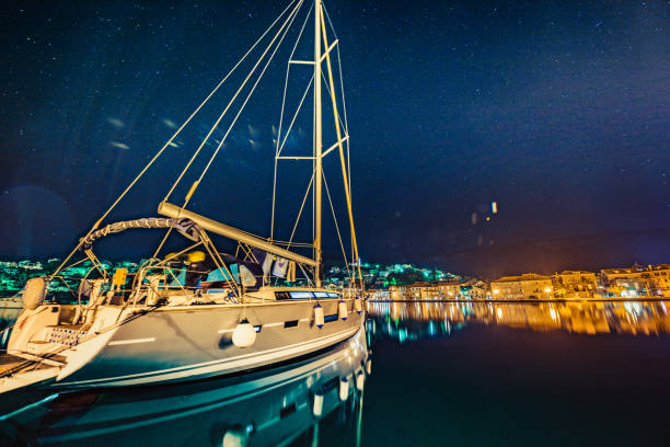 istock sailboat under the starry sky 1143402360