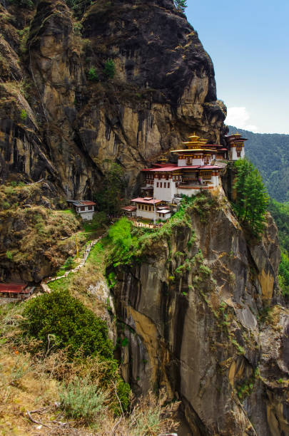 istock Famous temple in Bhutan 1143407268