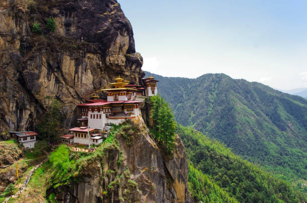 istock Famous temple in Bhutan 1143407308