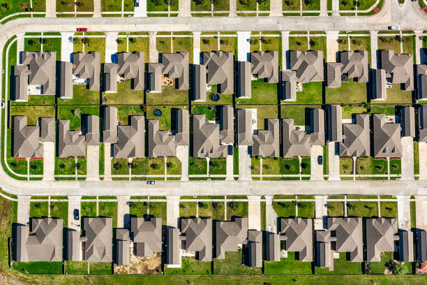 istock Cookie Cutter Homes From Above 1143413056