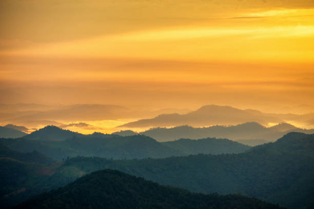 istock Beautiful sunrise mountain landscapes 1143413975