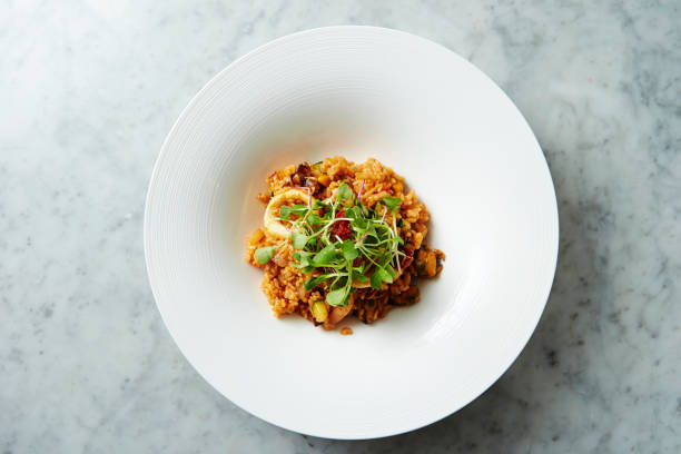 istock Spicy seafood fried rice 1143417998