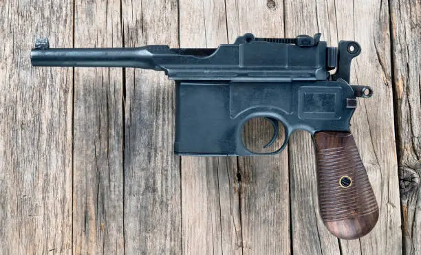 Photo of Antique German Pistol.