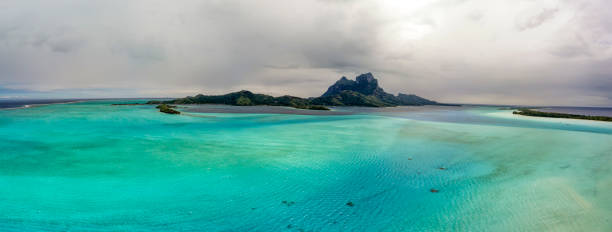 istock Bora Bora aerial landscape french polynesia 1143431607