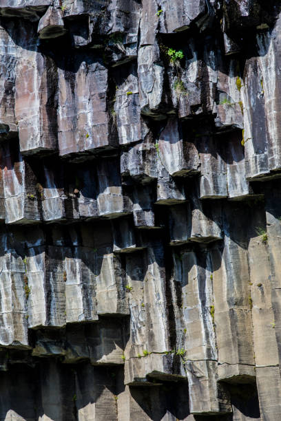 istock Spectacular basalt columns near Svartisfoss waterfall in Iceland during summer 1143432424