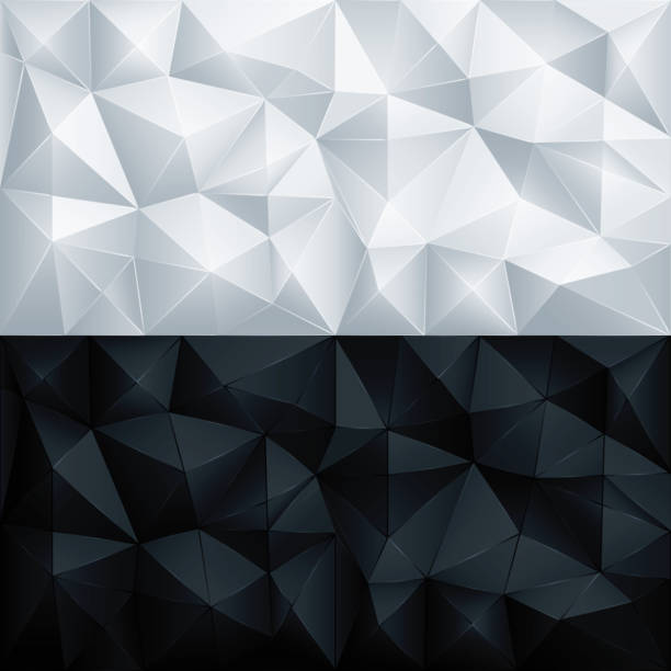 ilustrações de stock, clip art, desenhos animados e ícones de vector polygon abstract polygonal geometric triangle background - backgrounds wall white red