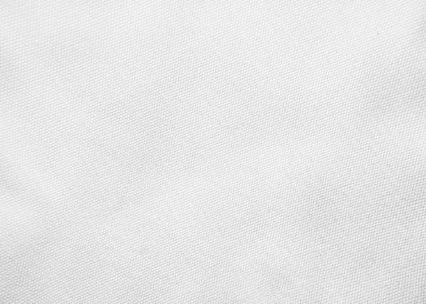 istock White cotton fabric woven canvas texture with gray pattern background. Soft focus linen sack craft design. 1143434279