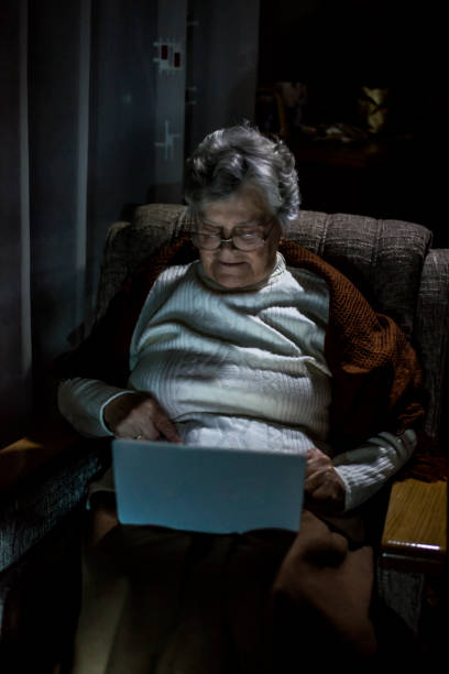 istock Catching up on some much need time online 1143436806