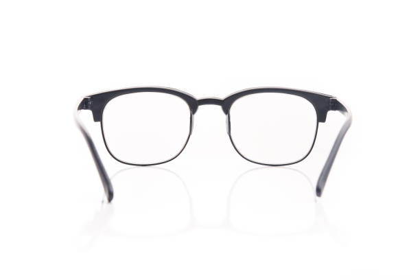 istock Black eye glasses isolated 1143437359