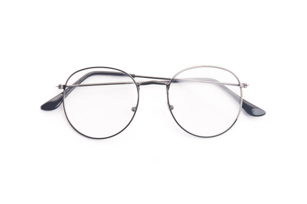 istock Round trendy eye glasses 1143437388