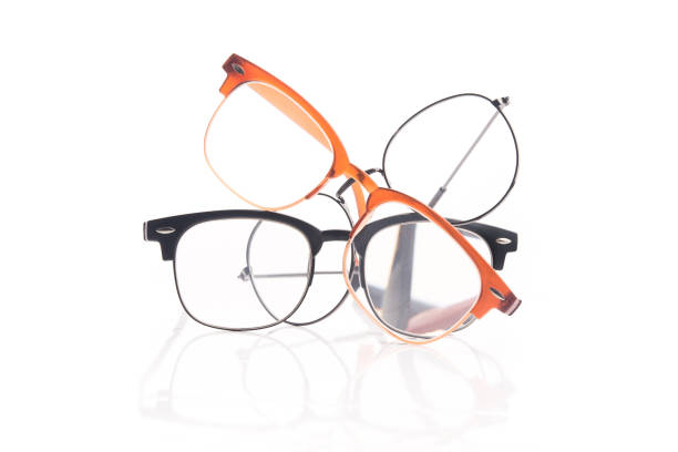 istock Black eye glasses isolated 1143437426