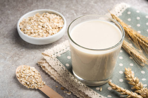 istock A glass of lean oatmeal milk 1143437959