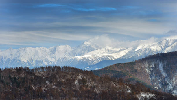 istock Fagaras Mountains covered in snow in late Autumn 1143439366