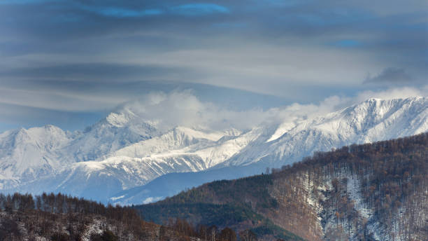 istock Fagaras Mountains covered in snow in late Autumn 1143439367