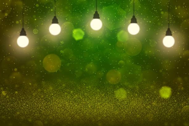 istock nice shining glitter lights defocused bokeh abstract background with light bulbs and falling snow flakes fly, holiday mockup texture with blank space for your content 1143443580