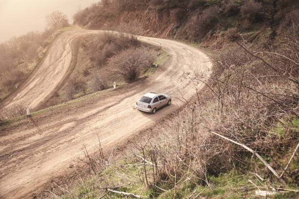 istock Car for traveling with a ground road. 1143458269