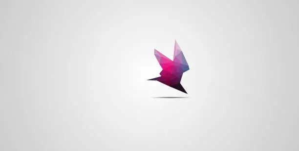 abstract wallpaper background triangle shape pokemon running purple blue cgi 4k desktop windows mac