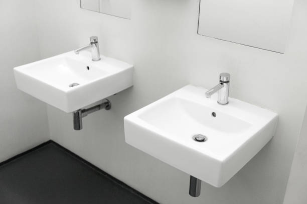 istock Modern european washbasin 1143463949