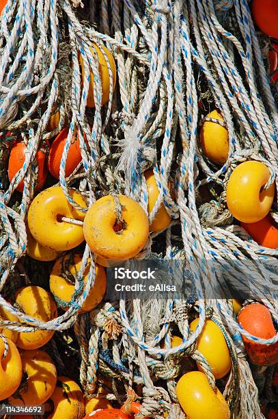 Fishing Nets And Ropes Stock Photo - Download Image Now - Abstract, Backgrounds, Buoy