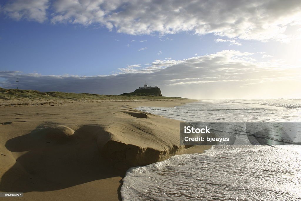 Manhã na praia - Foto de stock de Areia royalty-free