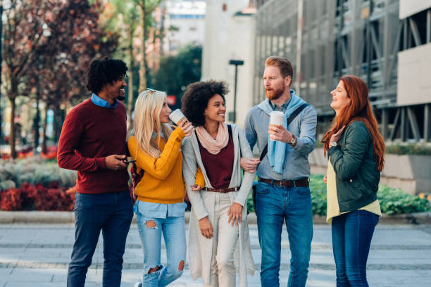 istock Group of multi-ethnic friends 1143471673