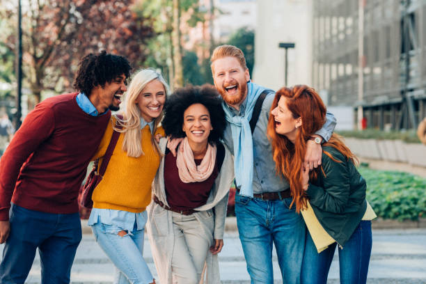 istock Group of multi-ethnic friends 1143471684