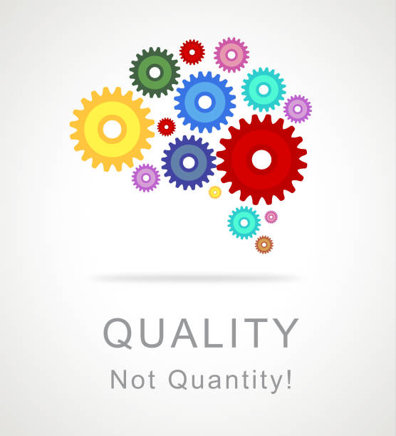 istock Quality Vs Quantity Icon Depicting Balance Between Product Or Service Superiority Or Production - 3d Illustration 1143472447