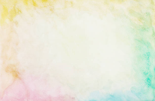 istock Abstract colorful watercolor background, Abstract multicolored hand drawn watercolor brush illustration 1143473208