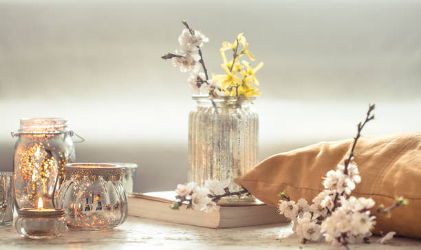 istock still life flowers with decorative objects in the living room 1143474998