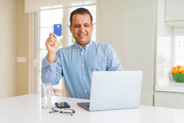 istock Middle age senior man choosing between healthy cereals or junk food 1143477351