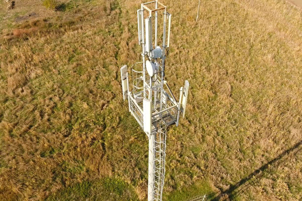 istock Equipment for relaying cellular and mobile signal. Cellular towe 1143479166