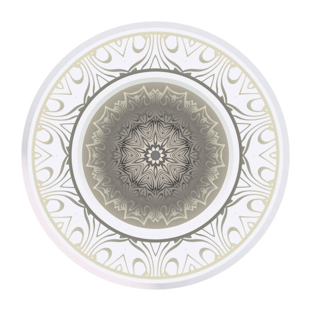 istock Round Floral Ornament Mandala. Vector Illustration.. For Home Decor, Interior Design, Coloring Book, Greeting Card, Invitation, Tattoo. Anti-Stress Therapy Pattern. 1143479590