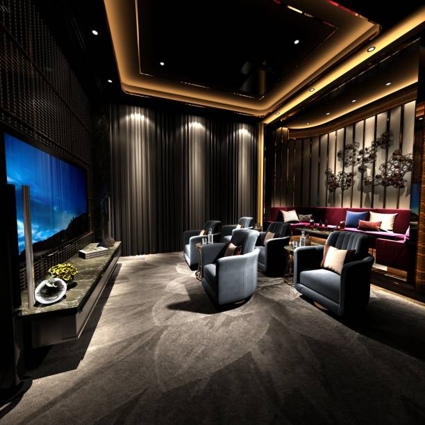 istock 3d render of private cinema room 1143480471