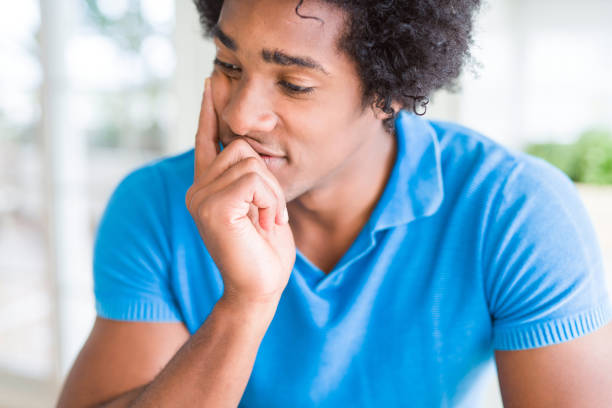 istock American american man looking relaxed and confident 1143480689