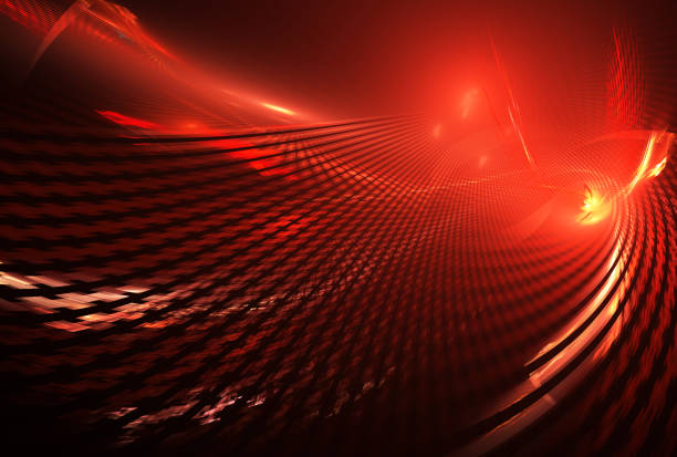istock Abstract color dynamic background with lighting effect. Fractal art 1143482615