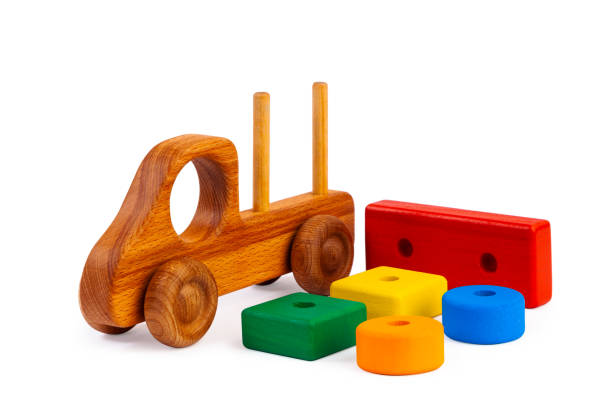 istock Wooden eco-friendly car 1143486492