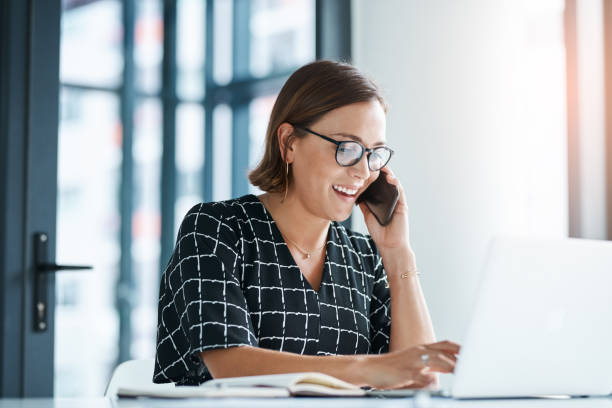 istock Making phonecalls to success 1143491654