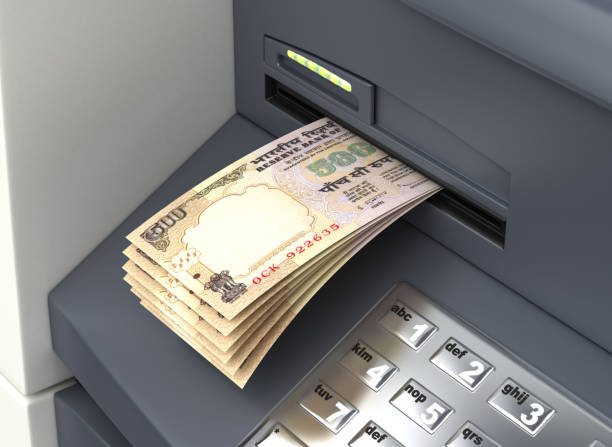 istock Indian Rupee From The ATM 1143494717